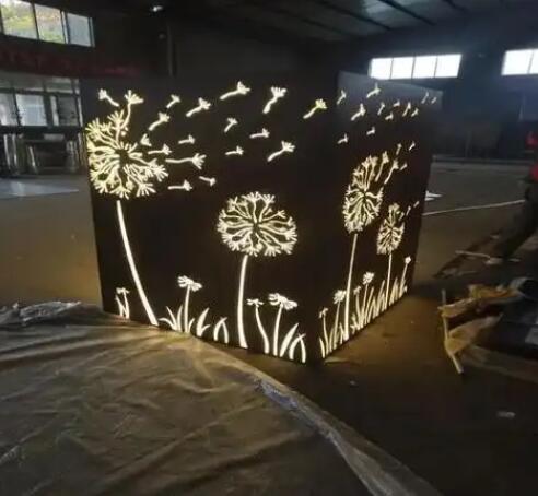 淮上耐候钢灯箱