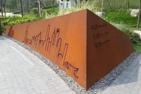 淮上耐候钢挡土墙